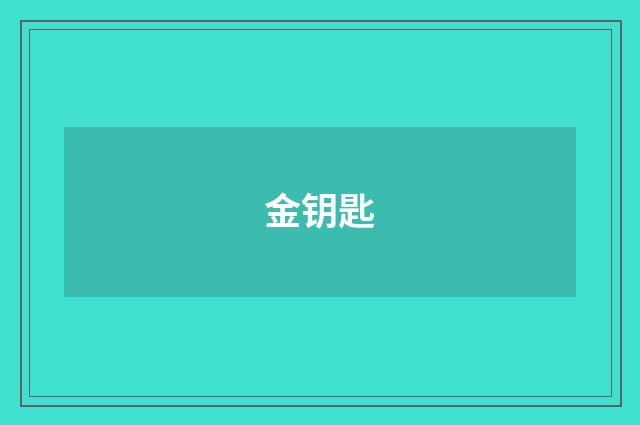 金钥匙