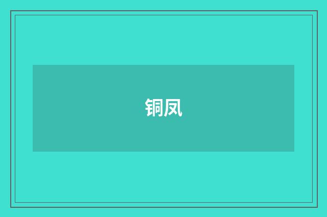 铜凤