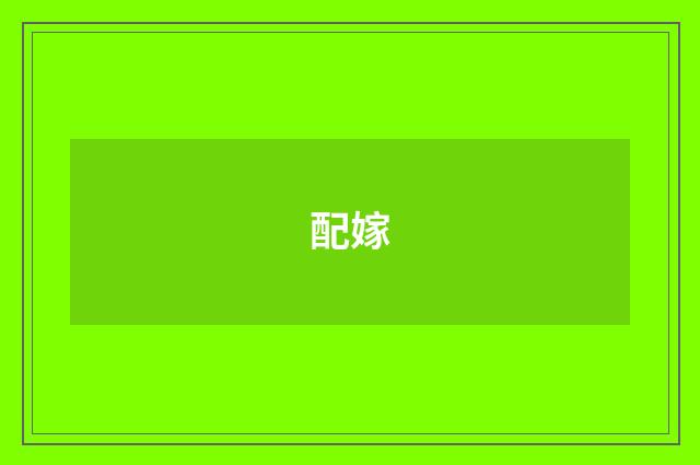 配嫁