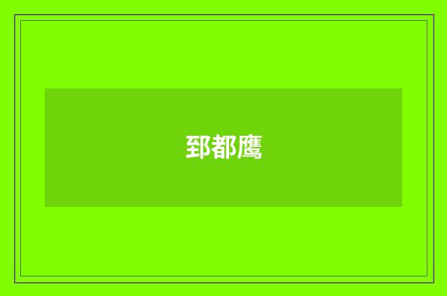 郅都鹰