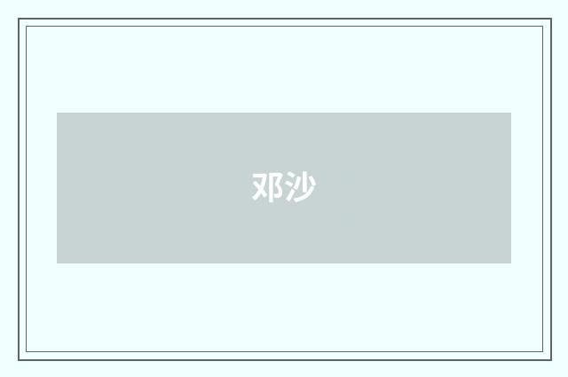 邓沙