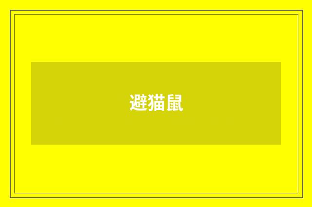 避猫鼠