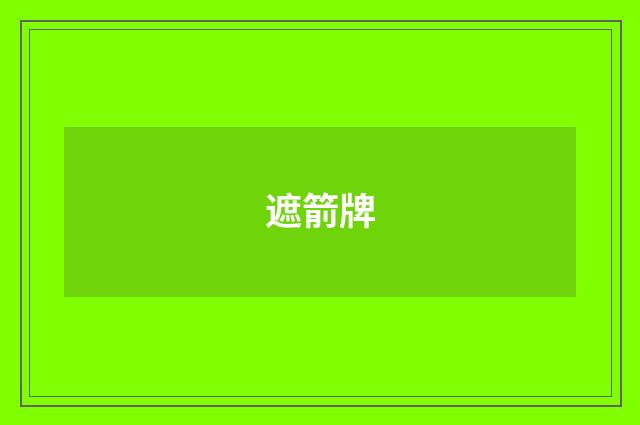 遮箭牌