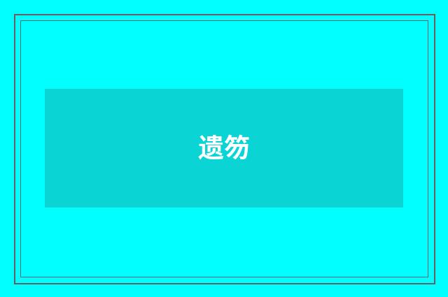 遗笏