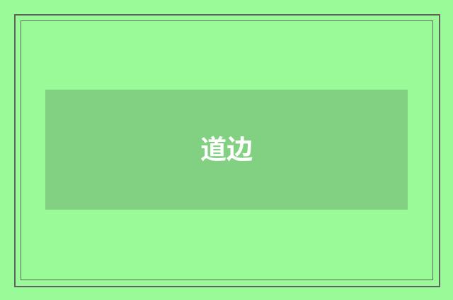 道边