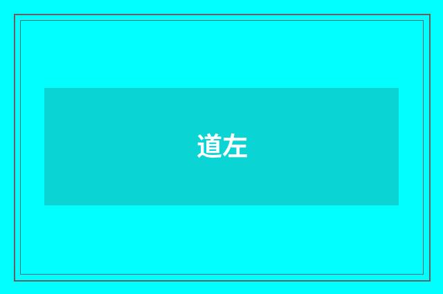 道左