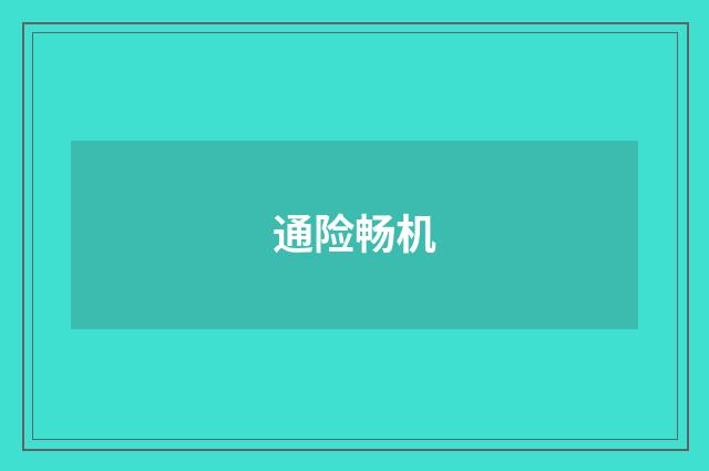 通险畅机