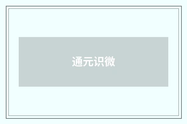 通元识微