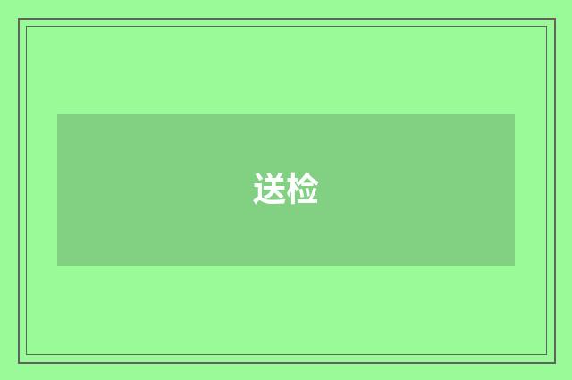 送检