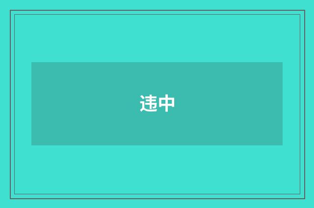 违中