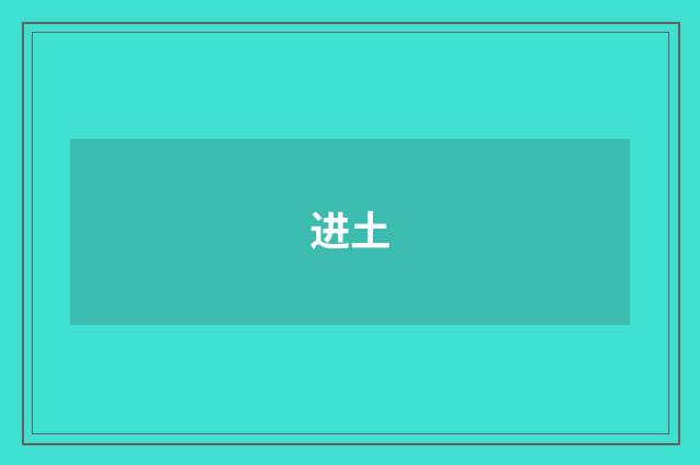 进土