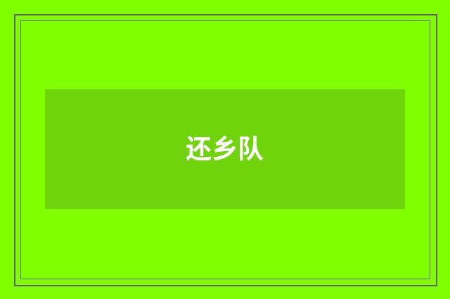 还乡队