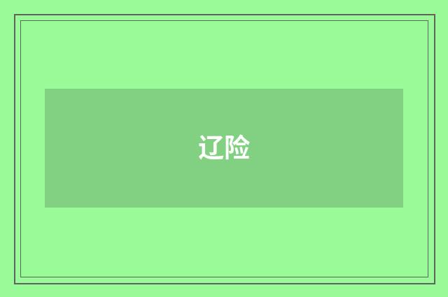辽险