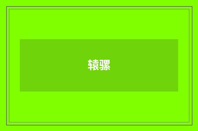 辕骡