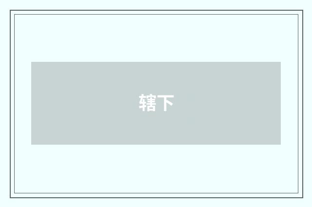 辖下