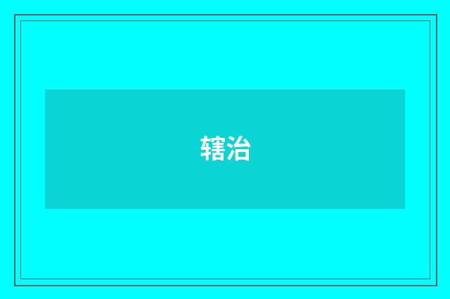 辖治
