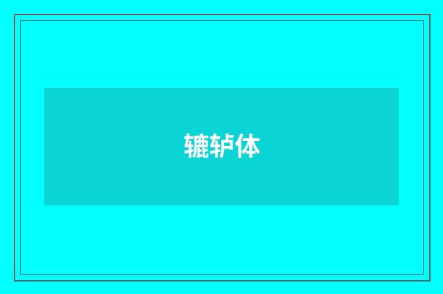 辘轳体