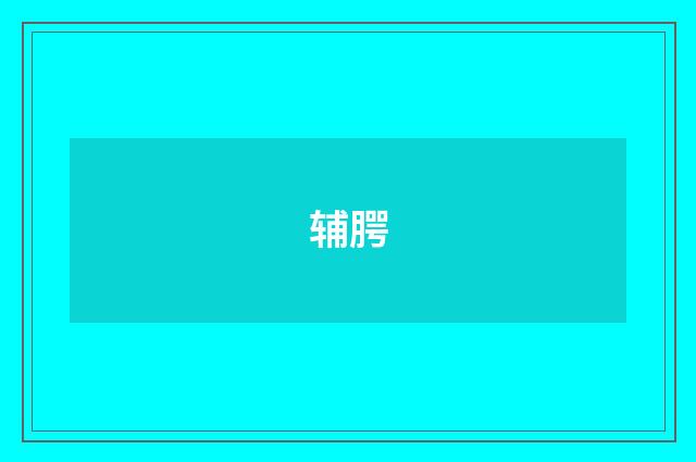 辅腭