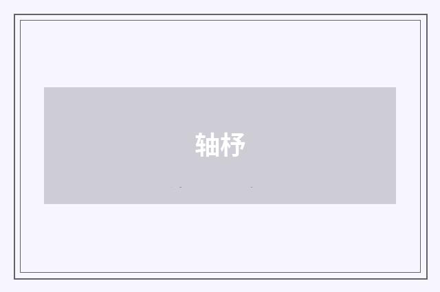 轴杼