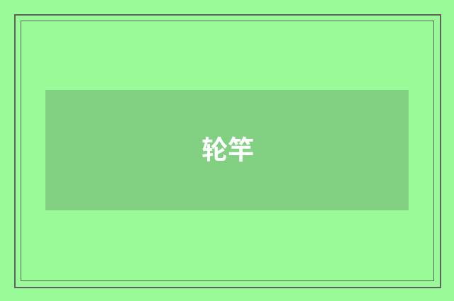 轮竿