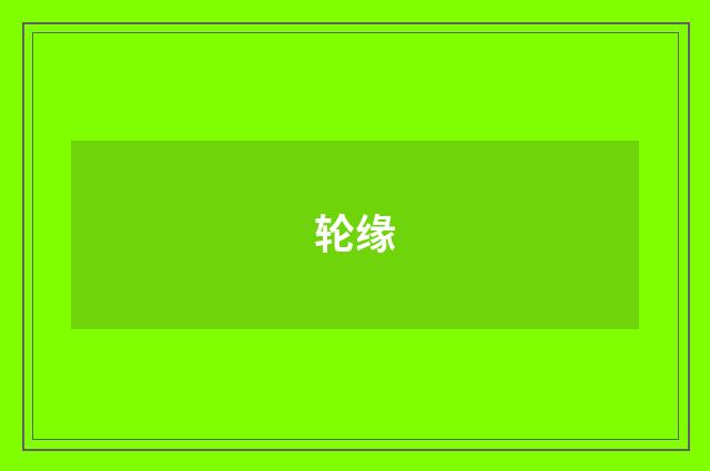 轮缘