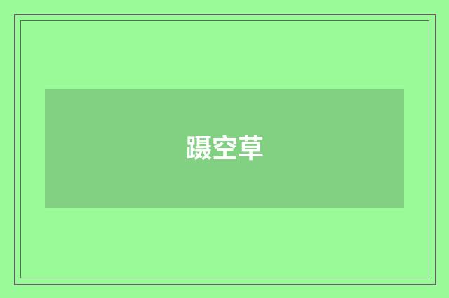 蹑空草