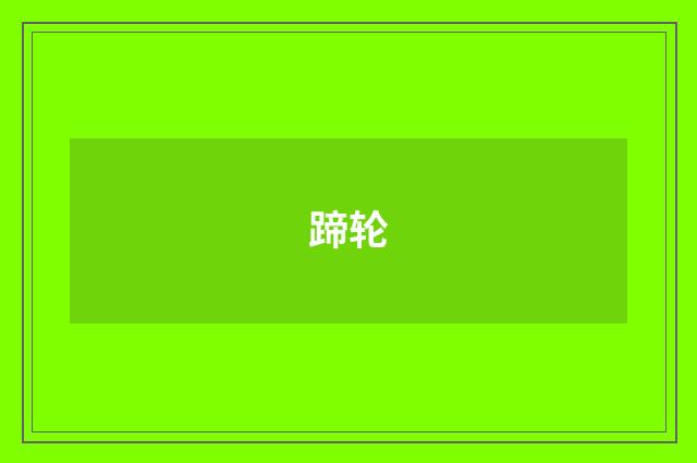 蹄轮
