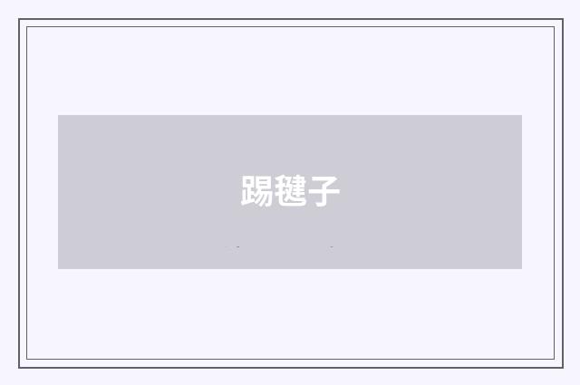 踢毽子