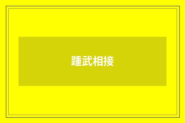 踵武相接