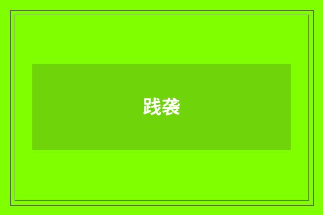 践袭
