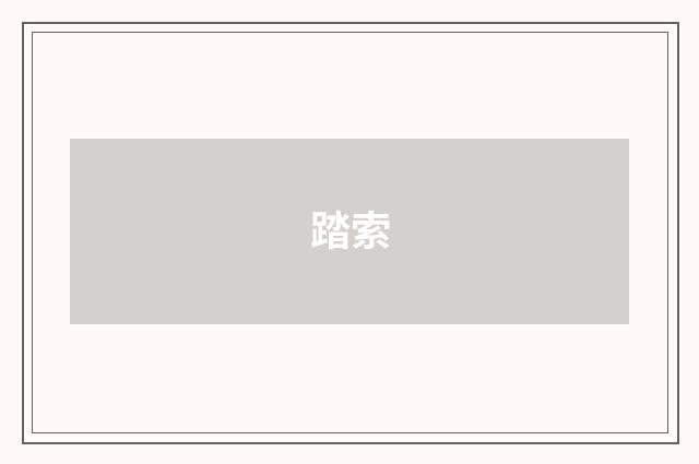 踏索