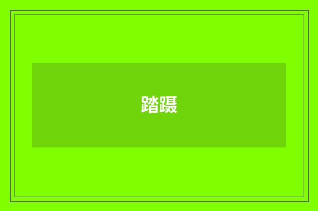 踏蹑