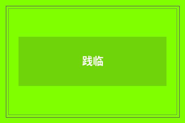 践临