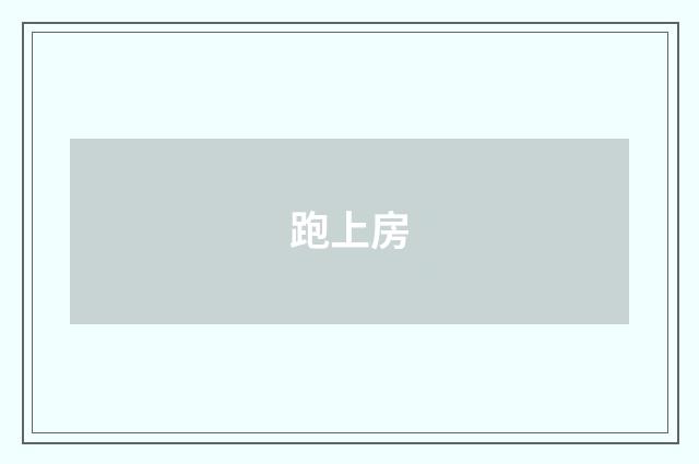 跑上房