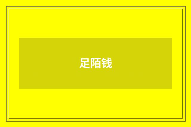 足陌钱