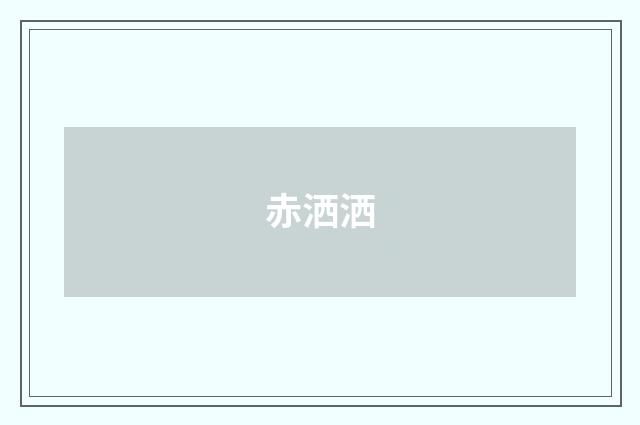 赤洒洒