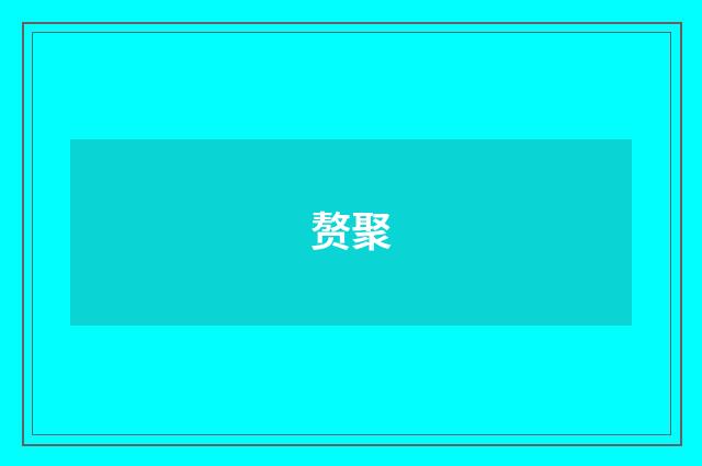 赘聚