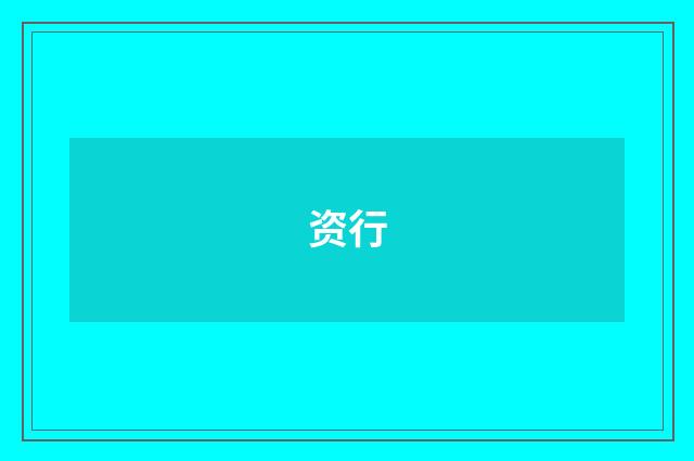 资行