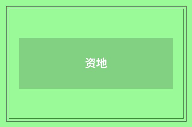 资地