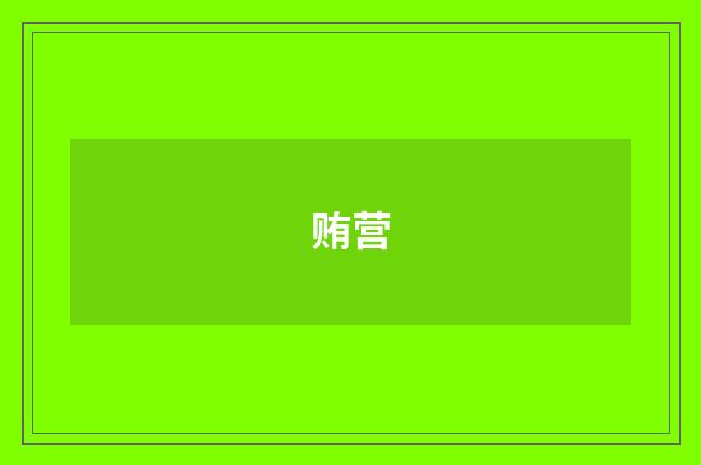 贿营