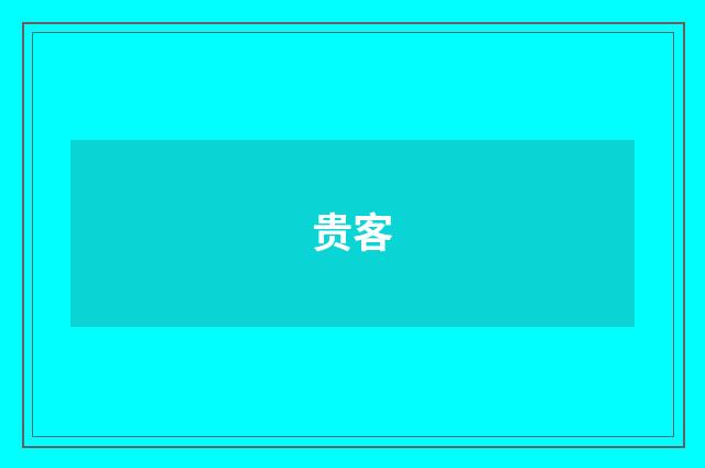 贵客