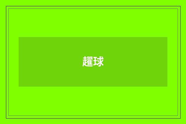 趯球