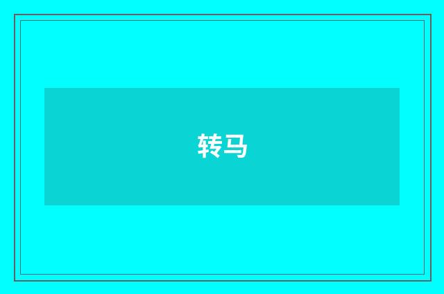 转马