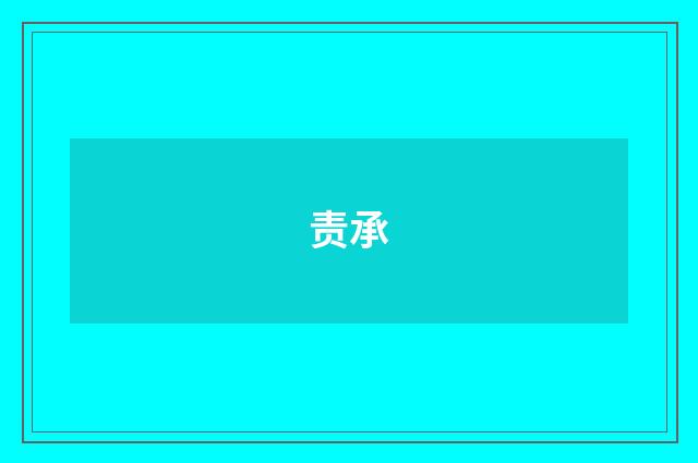 责承