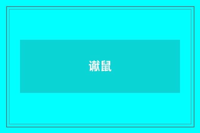 谳鼠