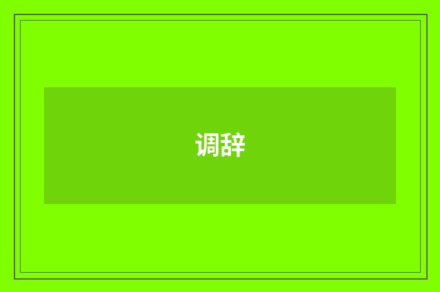 调辞