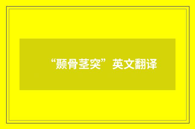 “颞骨茎突”英文翻译