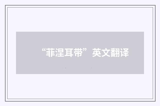 “菲涅耳带”英文翻译
