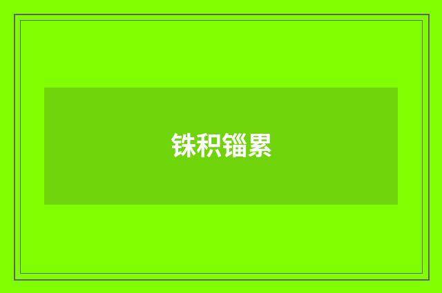 铢积锱累