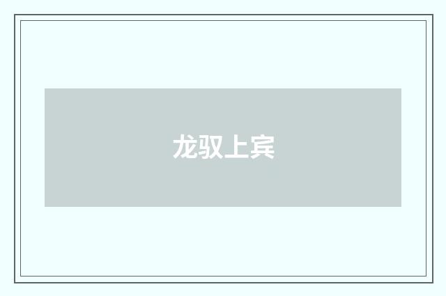 龙驭上宾